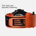 Lamshaw Compatible OnePlus Watch 2R Nylon Sports Strap Orange by Deal US