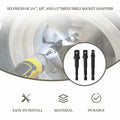 Rawolp 3-Piece Socket Adapter Set 1/4", 3/8", 1/2" Drive by Deal US