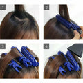 Galepromot 5Pcs Pink Volumizing Hair Root Clips Self-Grip Curlers DIY Styling by Deal US