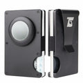 Team Gainz Airtag Metal RFID Blocking Slim Wallet Card Holder Dark Grey Clip by Deal US
