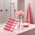Galepromot 5Pcs Pink Volumizing Hair Root Clips Self-Grip Curlers DIY Styling by Deal US