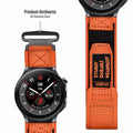 Lamshaw Compatible OnePlus Watch 2R Nylon Sports Strap Orange by Deal US