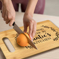 FONDCANYON Bamboo Cutting Board Kitchen Decor Brown Aunt Gift by Deal US