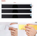 YSSZAM Mirror Wall Stickers Striped Design Acrylic Tiles 5x20cm Gold 10 Pcs by Deal US