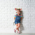 JIALWEN Cow Animal Costume Set 4Pcs Ears Nose Bowtie Tail Unisex White Size by Deal US