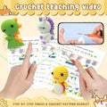 Krrbsr Christmas Gifts Crochet Kit 6PCS DIY Animal Amigurumi Yarn Craft Kit by Deal US