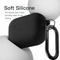 Brujula Silicone Case for AirPods Pro 3rd Gen 2025 Black Protective Cover by Deal US