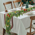 Belle Fleur 2 Pcs Real Touch Norfolk Pine Garland 6FT Green Artificial by Deal US