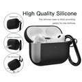 Brujula Silicone Case for AirPods Pro 3rd Gen 2025 Black Protective Cover by Deal US