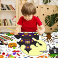 AKEROCK Halloween Coloring Tablecloth Decorations 118x54 Inches Paper by Deal US