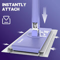 ciAmore ClicLak Sweeper Mop Clamp Clip Purple Compatible with Swiffer Pads by Deal US