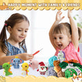Krrbsr Christmas Gifts Crochet Kit 6PCS DIY Animal Amigurumi Yarn Craft Kit by Deal US