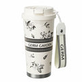 GERM 20oz Stainless Steel Tumbler Travel Mug Double Wall Leak Proof White by Deal US
