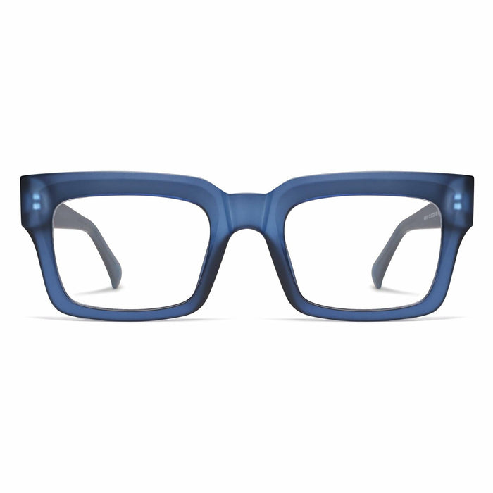 AMOMOMA Retro Square Blue Light Blocking Reading Glasses TR90 1.5 Strength by Deal US