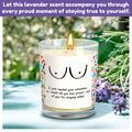 iAOVUEBY Your Chariot Awaits Lavender Soy Wax Candle 7oz Birthday Gift by Deal US