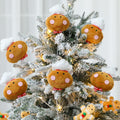 Wavwavw 6pcs Chef Gingerbread Man Xmas Tree Picks Multi Color 12.2in by Deal US