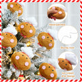 Wavwavw 6pcs Chef Gingerbread Man Xmas Tree Picks Multi Color 12.2in by Deal US