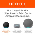 ECHOGEAR Made For Amazon Outlet Hanger for Echo Dot 4th Gen Black by Deal US