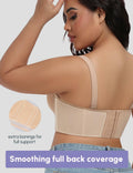 FallSweet Lace Strapless Underwire Bustier Bra Floral White Size 42D by Deal US
