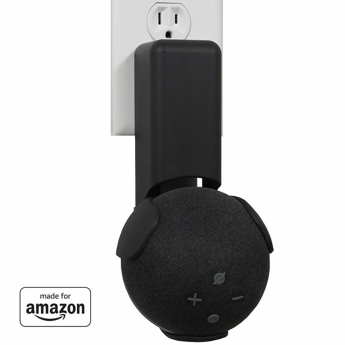 ECHOGEAR Made For Amazon Outlet Hanger for Echo Dot 4th Gen Black by Deal US