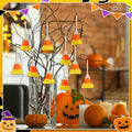 Remagr 12 Pcs Candy Corn Felt Hanging Ornaments White Orange Yellow by Deal US