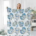 JarThenaAMCS Fall Fuzzy Chinoiserie Pumpkin Throw Blanket 50x60 Inch by Deal US