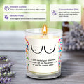 iAOVUEBY Your Chariot Awaits Lavender Soy Wax Candle 7oz Birthday Gift by Deal US