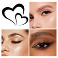 QueenDairy Waterproof Liquid Eyeliner Fine Brush Tip Jet Black 1 Fl Oz 01# by Deal US