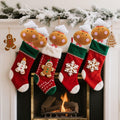 Wavwavw 6pcs Chef Gingerbread Man Xmas Tree Picks Multi Color 12.2in by Deal US