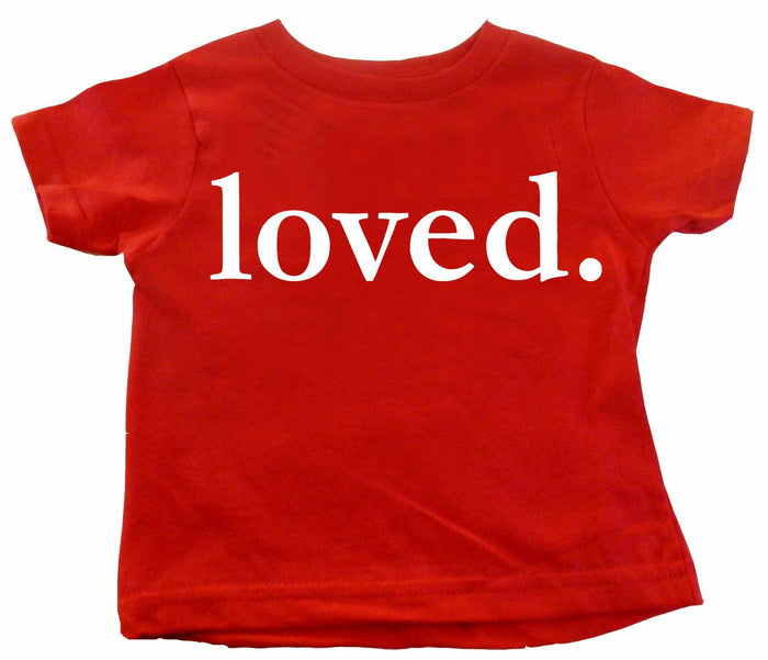 Custom Kingdom Kids Valentines Day Loved Shirt Boys Girls 3 Months Old by Deal US