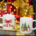 AFRITEE Christmas UV DTF Cup Wraps 20 Sheets 16oz Red Farmhouse Cow Elk by Deal US