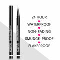QueenDairy Waterproof Liquid Eyeliner Fine Brush Tip Jet Black 1 Fl Oz 01# by Deal US