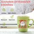 AFRITEE Christmas UV DTF Cup Wraps 20 Sheets 16oz Red Farmhouse Cow Elk by Deal US