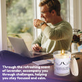iAOVUEBY Your Chariot Awaits Lavender Soy Wax Candle 7oz Birthday Gift by Deal US