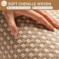 YDKGL Non Slip Bath Mat Braided Rubber Backing Brown 24x35 Polyester by Deal US