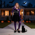 Weixinbuy Girls Leopard Cat Costume Glow Dark Halloween Dress Purple Size 3-4T by Deal US