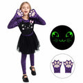 Weixinbuy Girls Leopard Cat Costume Glow Dark Halloween Dress Purple Size 3-4T by Deal US