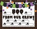 NBjiuyin 4Ft Halloween Ghosts Cutouts with 100 Glue Dots White Paper by Deal US