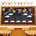NBjiuyin 4Ft Halloween Ghosts Cutouts with 100 Glue Dots White Paper by Deal US