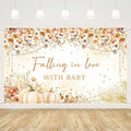 MEHOFOND Wildflower Fall Baby Shower Banner 5.9x3.6ft Autumn Floral Decor by Deal US