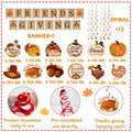 Friendsgiving Party Decorations Banner Hanging Swirls Turkey Pumpkin Maple by Deal US