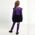 Weixinbuy Girls Leopard Cat Costume Glow Dark Halloween Dress Purple Size 3-4T by Deal US