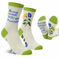 Kissoo 18th Birthday Socks for Girls Flower Cartoon Nylon One Size by Deal US
