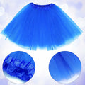 Rthjsfj Tulle Tutu Skirt Pink with Bow Headband Beads Necklace Sunglasses by Deal US