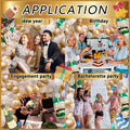 OORAMOO 176PCS Champagne Bottle Balloon Garland Arch Kit Gold Party Decor by Deal US