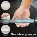 Krotour Weight Lifting Grips Fingerless Rubber Palm Protection Black One Size by Deal US