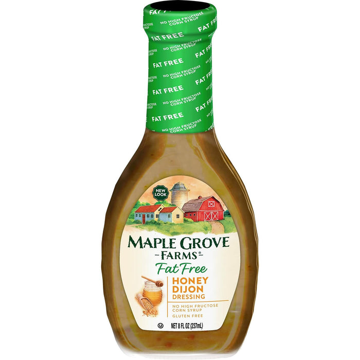 Maple Grove Farms Fat Free Honey Dijon Dressing 8 oz by Deal US