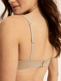 REORIA Wireless Bra Teardrop Seamless Light Lift Clay Size 34DD by Deal US