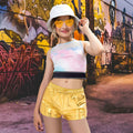 iMuchic Girls Metallic Dance Shorts Sparkly Hot Pants Gold Size Small by Deal US