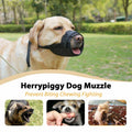 Herrypiggy Dog Muzzle Oxford Breathable Mouth Cover Prevent Biting Khaki Size XS by Deal US